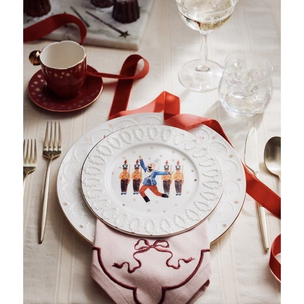 Anthropologie New York City Ballet Nutcracker Dessert Plate New